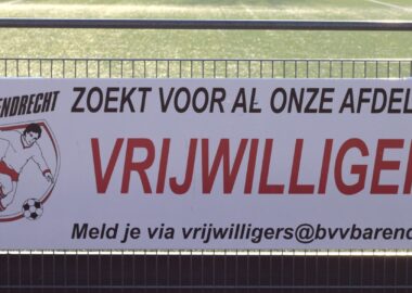 BVV BARENDRECHT WIL VOLGEND SEIZOEN VRIJWILLIGERSBIJDRAGE INVOEREN