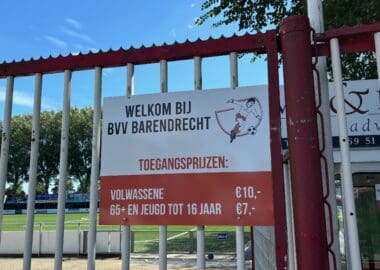 BVV BARENDRECHT START MET DIGITALE TICKETVERKOOP