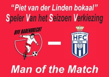 MAN OF THE MATCH BVV Barendrecht – Koninklijke HFC