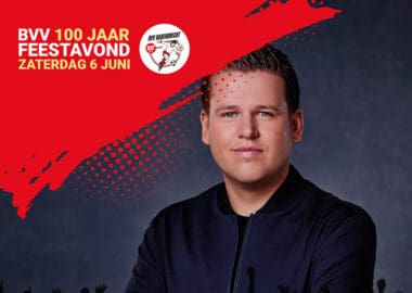 KOOP SNEL JE TICKETS VOOR JUBILEUMFEEST 100 JAAR BVV OP ZATERDAG 6 JUNI
